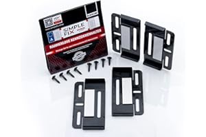 VSTARNER rahmenlose Kennzeichenhalter für 2 Kennzeichen | Kennzeichentafeln in Österreich mit TÜV (schwarz)