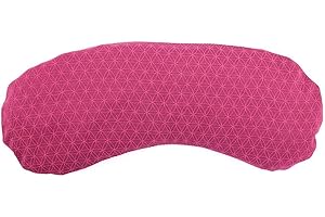 Bodhi Almohadilla para los ojos de algodón suave | Relleno de lino orgánico y lavanda orgánica | Vegano | Antifaz para yoga, relajación y meditación | Flor de la vida, Berry