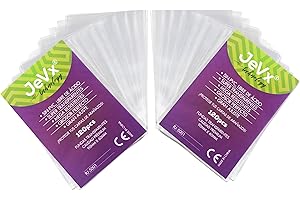 JEVX 240 Fundas Cartas Virus A MEDIDA, Fundas para Cartas Juego Virus de Mesa, Tamaño 90x60mm, Válido para Las Expansiones Virus 2 y Halloween