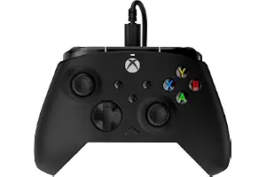 Turtle Beach Rematch Core bedrade gamecontroller, licentie voor XBOX & PC | Zwart, XBOX Series X|S, XBOX One, audiobediening, thumbsticks met Hall-effect, trilmotoren en impuls-triggers