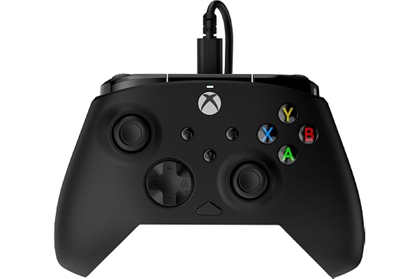 Turtle Beach Rematch Core bedrade gamecontroller, licentie voor XBOX & PC | Zwart, XBOX Series X|S, XBOX One, audiobediening, thumbsticks met Hall-effect, trilmotoren en impuls-triggers