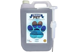 Trade Chemicals Fresh Pet Kennel/Cattery Disinfectant & Deodoriser 5L LINEN FRESH - WITH PUMP