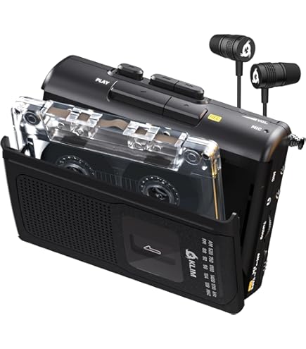 Lecteur Cassette Portable Reshow – Avec Conversion USB Vers MP3, Enregistrement, Haut-parleurs Intégrés