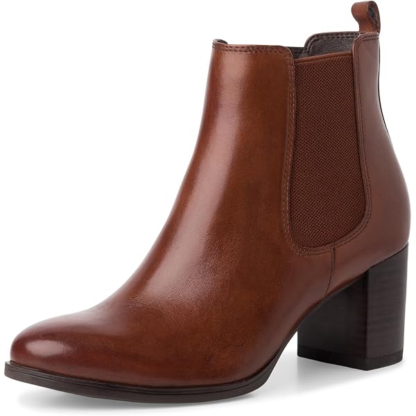 thumbnail: Tamaris Dames Modieuze Enkellaars Met Blokhak - Zachte TOUCH-IT Zool Voor All Day Comfort