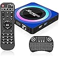 Android 13.0 TV Box, 4GB RAM 32GB ROM Android tv boxes supports 8K HDR+, with RK3528 Quad-Core 64bit Cortex-A53, Android box for Dual WIFI +5.0 Bluetooth DLNA, with Mini Keyboard
