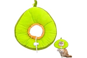 deegbbyi Collar Isabelino Gatos, Elizabeth Circle Mascota Soft, Collar de Recuperación para Gato Perros, Collare Gato Suave Suave para Gatos, para Recuperación Cirugía Heridas (S)