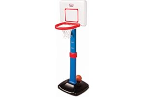 Little Tikes TotSports Kit de Basketball - La Hauteur est Réglable - A partir de 18 mois jusqu'à 5 ans