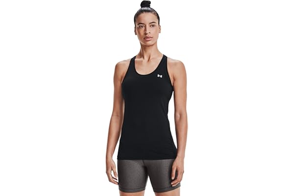 Under Armour UA Heatgear Racer, Débardeur Femme, Isotope Blue/Metallic Silver, 2XL