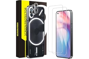 Bodyguard [2+2 Stück Schutzfolie für Panzerglas für Nothing Phone 1 5G Panzer Schutz Glas, 2.5D Kante HD Glas Folie, 9H Härte Sensitive Touch Schutzglas Displayschutzfolie für Nothing Phone 1 5G
