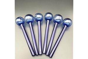 RORA 4 Pouces Longueur 10 pcs Verre Brûleur À Huile Tuyau Épais Coloré Main Pipes Accessoires pour Fumer Bong Pipe Dab Plate-Forme Pétrolière (Blue)
