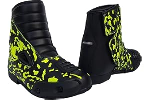 SPEED MAXX REAL LEATHER KIDS MOTORBIKE MOTORCYCLE RACING SHORT SPORTS SHOES/BOOTS