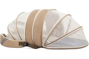 ALLSOPETS Plecak dla psa Cat Carrier Rozszerzalny plecak na nosidełko dla kotów Przenośny oddychający plecak z siatkowym okienkiem do podróży Piesze wycieczki Camping Outdoor Khaki