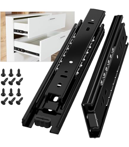 Guide Per Cassetti 150 Mm - Scorrevoli A Sfera, Capacità 45 Kg, Montaggio Laterale, Set Di 2 - Foto 9