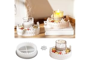 ‎SVOCK SVOCK Gießformen: Silikon Adventskranz, Adventskalender, Weihnachtsformen, Kerzen-Gießform aus Gips und Epoxidharz