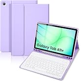 Keyboard Case for Samsung Galaxy Tab A11+ Plus &amp; A9+ Plus 11'', Spanish &Ntilde; | Detachable Wireless Bluetooth Keyboard with Samsu