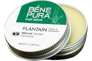 BENE PURA TRUST NATURE BenePura Pommade Plantain, Pommade Naturelle contre les Démangeaisons, Éruptions Cutanées et Piqûres de Moustiques, 40 ml