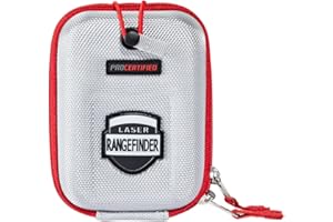 JAWEGOLF Telémetro de golf, maletín rígido, riñonera, bolsa, embrague, caja de almacenamiento, bolsa de almacenamiento