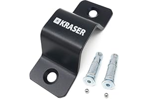 KRASER KR40B Ancora Antifurto a Pavimento o Parete in Acciaio ad Alta Resistenza, di Sicurezza per Moto, Bici, Rimorchio, Compatto