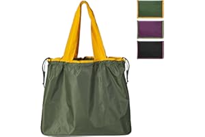 DUNSOO Foldable Shopping Bags, Reusable Shopping Bag, Machine Washable Folding Bag, Oxford Cloth Waterproof Beach Bags for Women, for Daily Shopping Groceries, Travel, Outdoor Storage