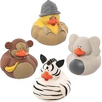 Patrón Transparente De Vector Con Patos De Goma Y Estilo De Dibujos