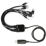 Socobeta Cavo di Programmazione Cavo di Programmazione USB Cavo di Programmazione 8 in 1 Cavo di Programmazione Radio