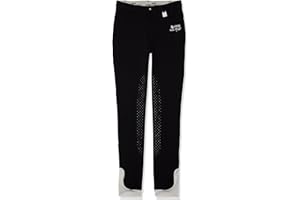HKM Reithose -Kids Easy- Silikon-kniebesatz Pantalones Unisex Adulto