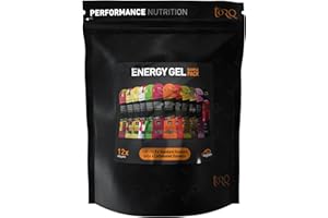 TORQ Running Gels with Caffeine & Electrolytes - 2:1 Maltodextrin: Fructose for Endurance Sports & Optimal Performance | Energy Gels for Running, Cycling & Sport - 89mg Guarana | 12 Pack Sample Box