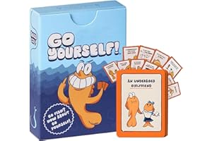 Dreaku Go Fish Card Game, 48 Cards Go F* Yourself You've Always Wanted, Humiliations Hilarious Adult Kids Cards for Family Parties, Game Nights, Gag Gifts (1 Set)