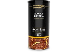 COOR SMART NUTRITION - Té Rooibos con Piña - Formato de Bote de 100 g - Sin Teína - Alto Poder Antioxidante - Sin Azúcares y Libre de Alérgenos - Indicado para Elaborar Bebidas Aromáticas