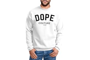 Neverless Sweatshirt Herren DOPE Couture Rundhals-Pullover