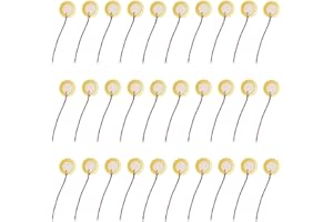 Zeaying 30 Pezzi Dischi Piezo Pickup, 27mm Disco Piezoelettrico, Pickup Piezoelettrico, Trasduttore Pickup Acustico, Disco Pickup, per Orologi, Chitarre Acustiche, Campanelli Elettronici