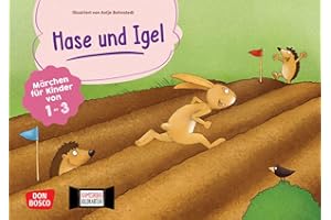Hase und Igel. Kamishibai Bildkartenset: Märchen für Kinder von 1-3. Das beliebte Brüder-Grimm-Märchen für das Erzähltheater: mit den Jüngsten in die ... Erzähltheater mit Kindern unter drei Jahren)