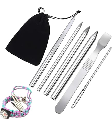 4 Pièces Porte-clés Paracorde, Porte-clés Mousqueton Paracorde Tressé à 4 Pièces Porte-clés Paracorde, Porte-clés Mousqueton Paracorde Tressé à
