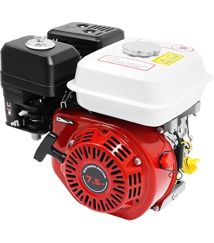 Moteur Thermique GX200 196cc 5.8CV - Démarrage Manuel Par Lanceur, Sans Sécurité D'huile - Pour Générateur, Bétonnière, Motoculteur... - Garantie 3 Ans (amateur) - 3