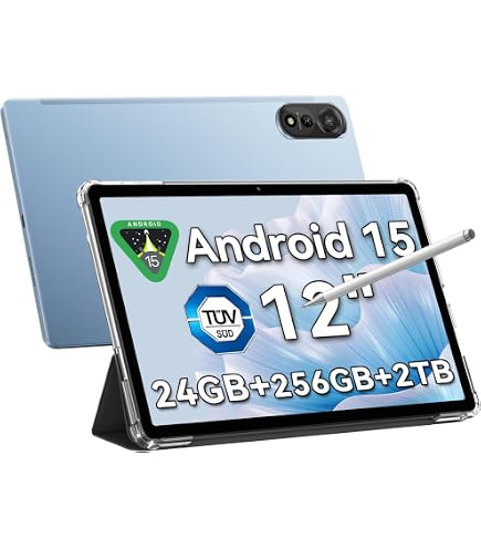 Blackview Mega 2 Tab 12 Inch Tablet Android 15 Dual 4G LTE and 5G