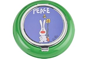 MEVSIM STORE Cendrier - 6,5 cm - Vert - Design élégant et humoristique - Mécanisme de pliage - Cadeau parfait