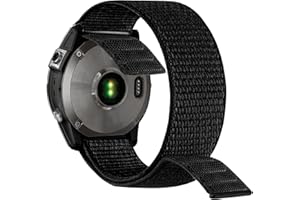 YOOSIDE 26 mm Loop nylonowy pasek do zegarka Fenix 6X / Fenix 5X / Fenix 7X / Instinct 2X / epix Pro 51 mm, ultralekki, szybkoschnący pasek do zegarka Garmin Enduro 2