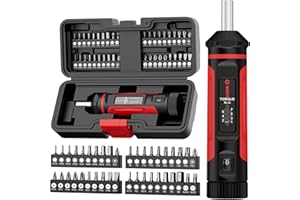 VANPO Wkrętak dynamometryczny 1/4 cala, 1-7 Nm mały klucz dynamometryczny, zestaw 40 bitów S2, przypomnienie o kliknięciu do narzędzi, naprawy roweru