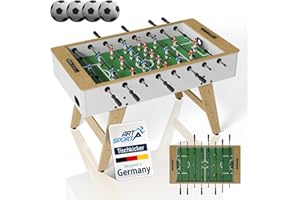 ‎ARTSPORT Artsport Tischkicker ProKick - Stabiler Kickertisch aus MDF, 11-gegen-11 Spielfläche, Anti-Rutsch-Griffe, Torzähler, für Kinder & Erwachsene