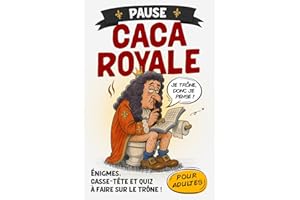 Pause Caca Royale: Livre de jeux drôle pour les toilettes – Énigmes, casse-Têtes et quiz à faire sur le trône. Idée cadeau Noël & Secret Santa – ... – Parfait pour collègues de travail, et amis