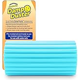 Scrub Daddy Damp Duster, Magic Sponge Dust Catcher, Duster for Cleaning Venetian and Wood Blinds, Ventilations, Radiators, Ba