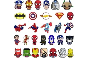 SIPHUS Shoe Charms Enfants, PVC Charm Chaussures, Charm Chaussures Décoration, Pins Chaussures, Bijoux de Chaussures, pour Cadeaux de Fête pour Enfants