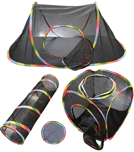 Tunnel-tente Pour Chat - Lit Chauffant En Coin, Coton Thermique, Mousse Mémoire, Taille S (55x40 Cm), Pour Chaton - 14