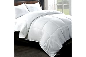 APSMILE Trapunta in Microfibra, Piumino Estivo, Piumone Leggero Ultra Morbido 180 GSM, Singolo Piumino 155 x 220 CM, Lavabile in Lavatrice, Blanco