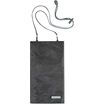 Porta Mappa Ferrino Shell - Tasca Trasparente, Tracolla Amovibile, Taglia M, Nero