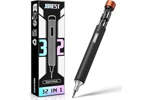 JOREST Precisionsskruvmejselsats, 32-i-1, bärbar, med Torx, stjärnskruvmejsel P2/P5, Triwing Y000, för iPhone, PC, Switch, PS4, PS5, Macbook, Laptop, glasögon, klockor, julklapp