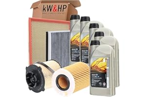 KW&HP KIT TAGLIANDO 4 FILTRI + 5LT LITRI OLIO MOTORE ORIGINALE 5W30 PER ZAFIRA B VECTRA ASTRA H 1.9 CDTi