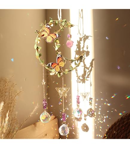 Grand Attrape Soleil Mobile Bois Flotté | Suncatcher DIY