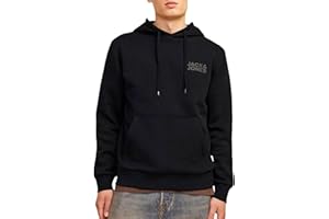 JACK & JONES Sweat À Capuche avec Logo Jjecorp Noos Sweatshirt à Capuche Homme