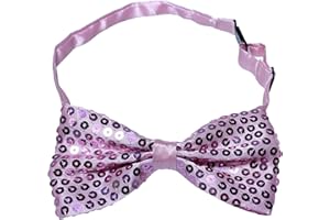 NiceYnn Pre-Tied Bow Tie, Formal Tuxedo Bowties, Adjustable Length Satin Bow Tie for Wedding Parties Banquets Fancy Dress Costume Carnival for Men Boys Adults Children